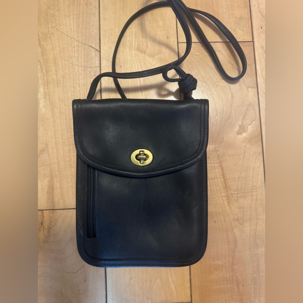 Vintage Coach Leather Scooter Sidepack